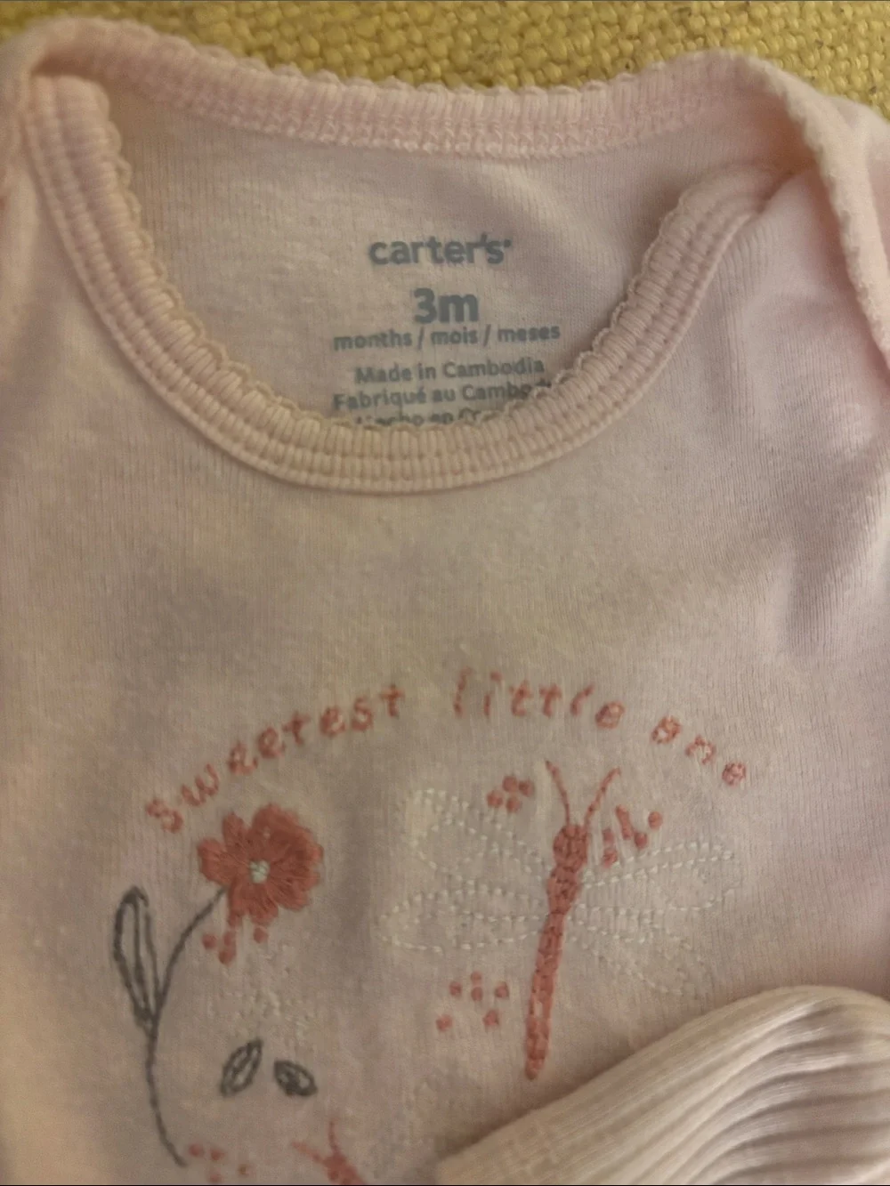 Carter's Pink & Light Pink Short-Sleeve Baby One-Piece Bodysuits - 3 Pack
